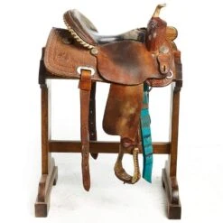 NRS Used 14.5in. Teskey`s Barrel Saddle 6 NRS Used 14.5in. Teskey`s Barrel Saddle -Saddlery Shop 02 256BR 1