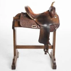 NRS Used 14in. Circle Y Barrel Saddle 6 NRS Used 14in. Circle Y Barrel Saddle -Saddlery Shop 02 273BR 1