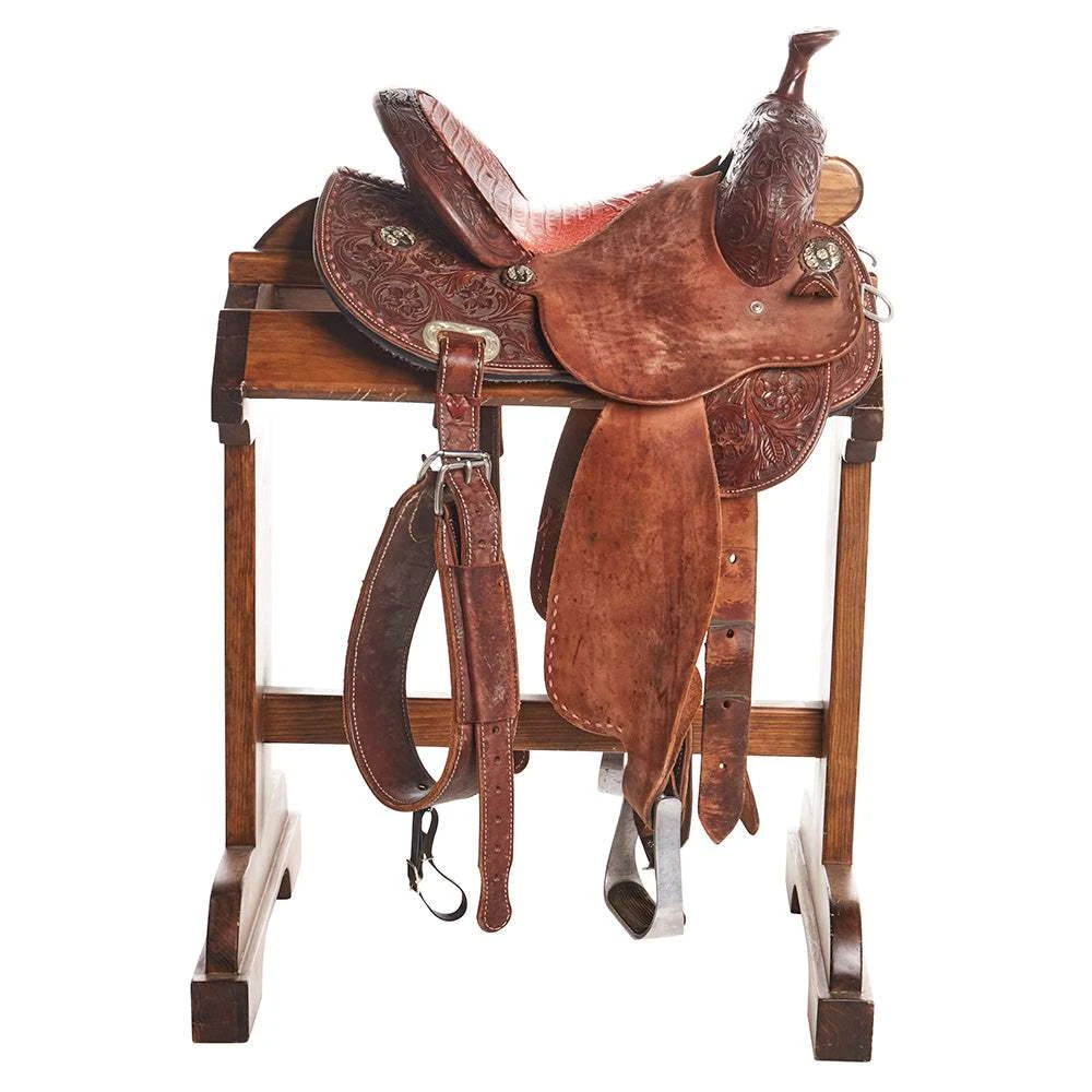 NRS Used 13.5in. Cactus Saddlery Barrel Saddle 5 NRS Used 13.5in. Cactus Saddlery Barrel Saddle - Image 3