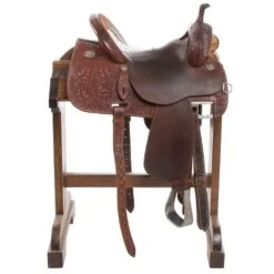 NRS Used 14.5in Martin Crown C Barrel Saddle -Saddlery Shop 02 309BR 2