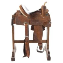 NRS Used 14 Inch Star Of Texas Barrel Saddle -Saddlery Shop 02 316BR 2