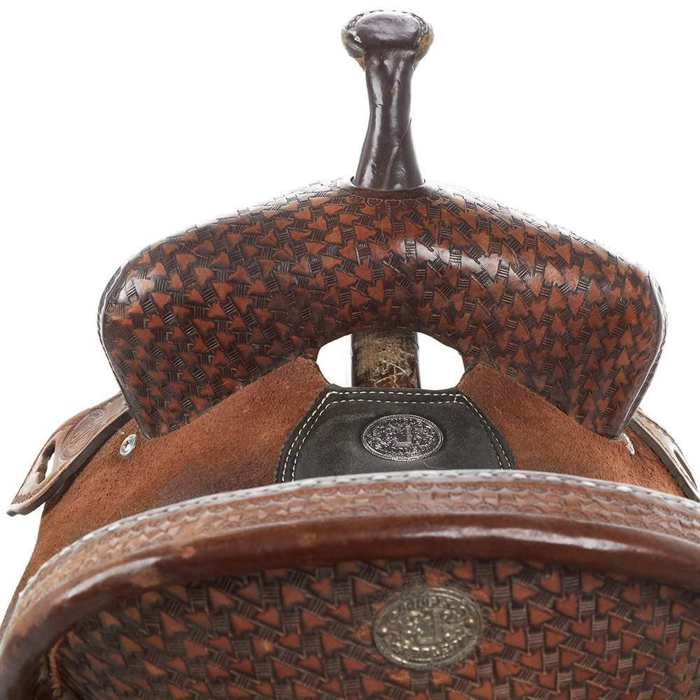 NRS Used 13in Double J Barrel Saddle 5 NRS Used 13in Double J Barrel Saddle - Image 3