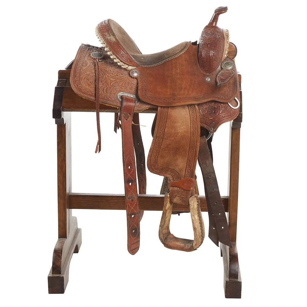 NRS Used 14in Loredo Barrel Saddle 4 NRS Used 14in Loredo Barrel Saddle - Image 2