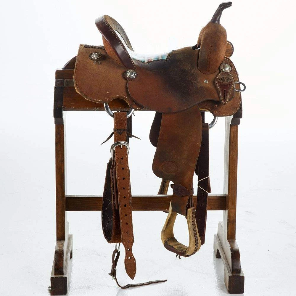 NRS Used 14.5in Competitor Series Barrel Saddle 4 NRS Used 14.5in Competitor Series Barrel Saddle - Image 2
