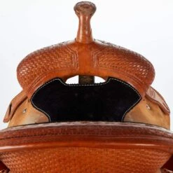 NRS Used 14in Teskeys Trophy Barrel Saddle -Saddlery Shop 02 416BR 03