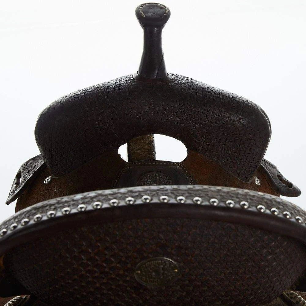 NRS Used 14in Double J Barrel Saddle 5 NRS Used 14in Double J Barrel Saddle - Image 3