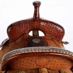 NRS Used 14.5in Double J Barrel Saddle -Saddlery Shop 02 425BR 03