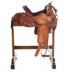 NRS Used 14in Kelly Kaminski Barrel Saddle 6 NRS Used 14in Kelly Kaminski Barrel Saddle -Saddlery Shop 02 433BR 1