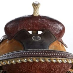 NRS Used 14in Circle Y Barrel Saddle -Saddlery Shop 02 436BR 2