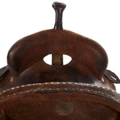 NRS Used 13.5in Double J Pozzi Pro Barrel Saddle -Saddlery Shop 02 444BR 2