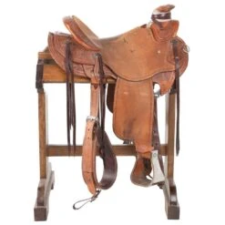 NRS Used 15.5in Martin Saddlery Wade Ranch Saddle -Saddlery Shop 03 207W 2