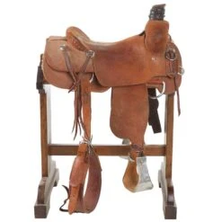 NRS Used 15.5in Robert Teskey Ranch Roper 6 NRS Used 15.5in Robert Teskey Ranch Roper -Saddlery Shop 03 212RR 2