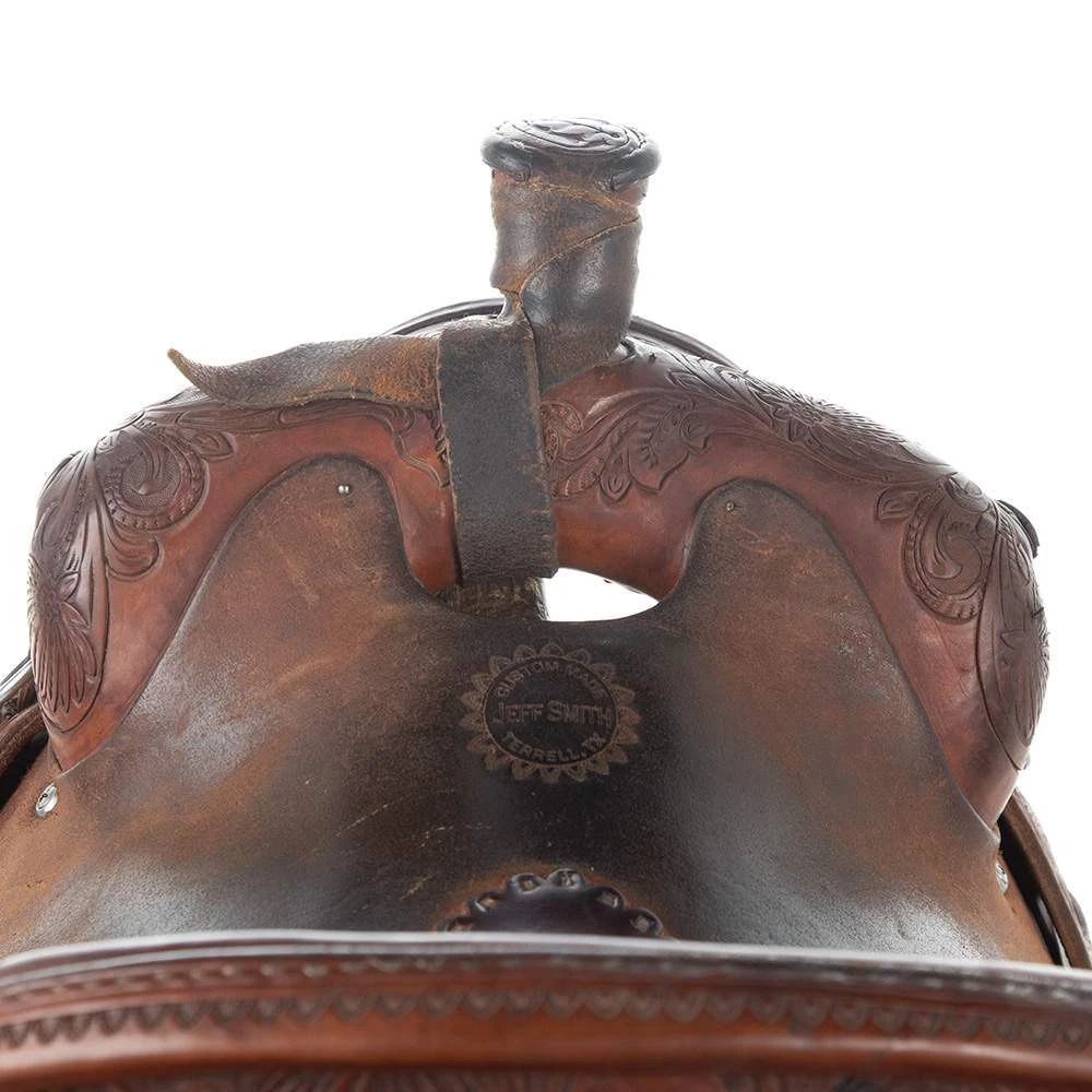 NRS Used 16in Jeff Smith Cowboy Saddle Ranch Roper 5 NRS Used 16in Jeff Smith Cowboy Saddle Ranch Roper - Image 3