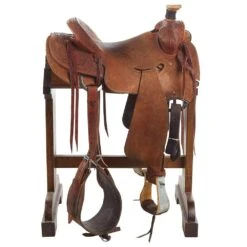 NRS Used 15.5 Low Moose Ranch Roper -Saddlery Shop 03 243RR 2