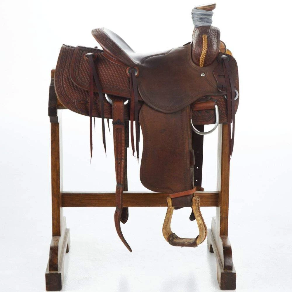 NRS Used 13.5in Teskeys Ranch Roper 4 NRS Used 13.5in Teskeys Ranch Roper - Image 2