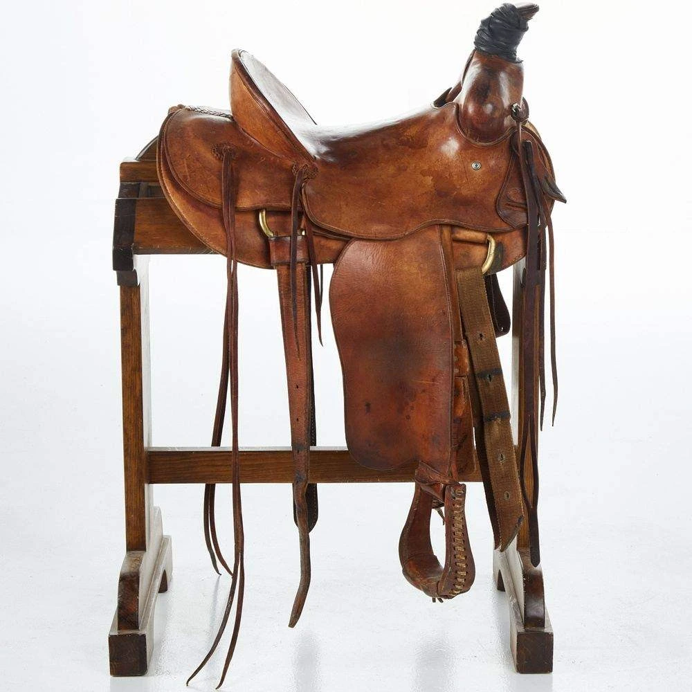 NRS Used 14.5in Lazy SB Saddlery Ranch Saddle 4 NRS Used 14.5in Lazy SB Saddlery Ranch Saddle - Image 2