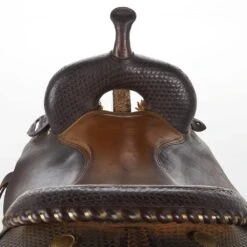 NRS Used 16.5in Bob Marshall Cutting Saddle -Saddlery Shop 04 152C 2