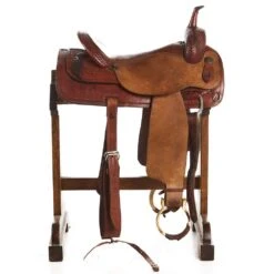 NRS Used 17in Circle Y Cutting Saddle -Saddlery Shop 04 157C 1