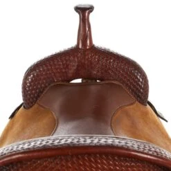 NRS Used 17in Circle Y Cutting Saddle -Saddlery Shop 04 157C 2