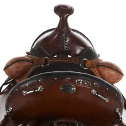 NRS Used 17in Double Creek Henry Miller Trail Saddle -Saddlery Shop 05 078T 2