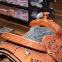 NRS Used 14in. Lazy L Trophy Team Roper 6 NRS Used 14in. Lazy L Trophy Team Roper -Saddlery Shop 08 018CR 10