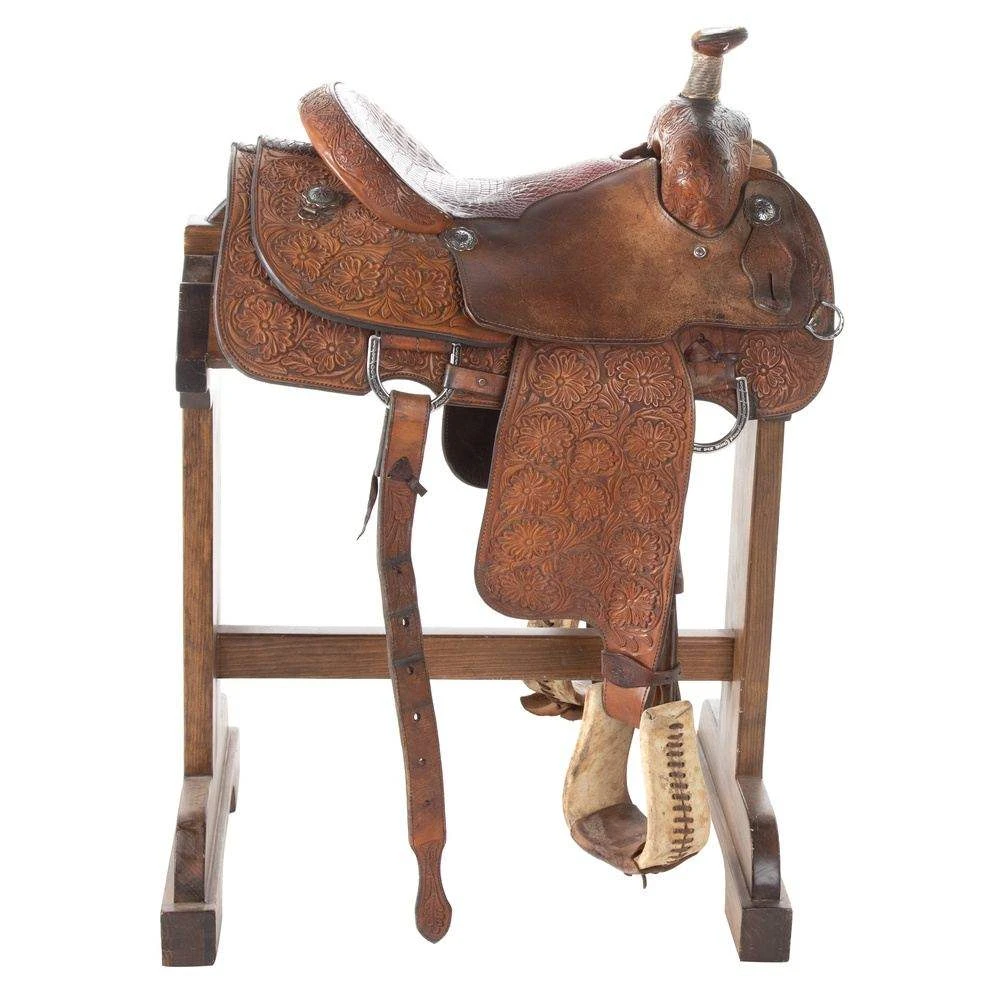 NRS Used 14.5in Flying J Saddlery Calf Roper 4 NRS Used 14.5in Flying J Saddlery Calf Roper - Image 2