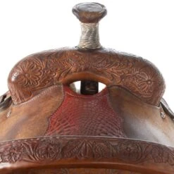 NRS Used 14.5in Flying J Saddlery Calf Roper 7 NRS Used 14.5in Flying J Saddlery Calf Roper -Saddlery Shop 08 049CR 3