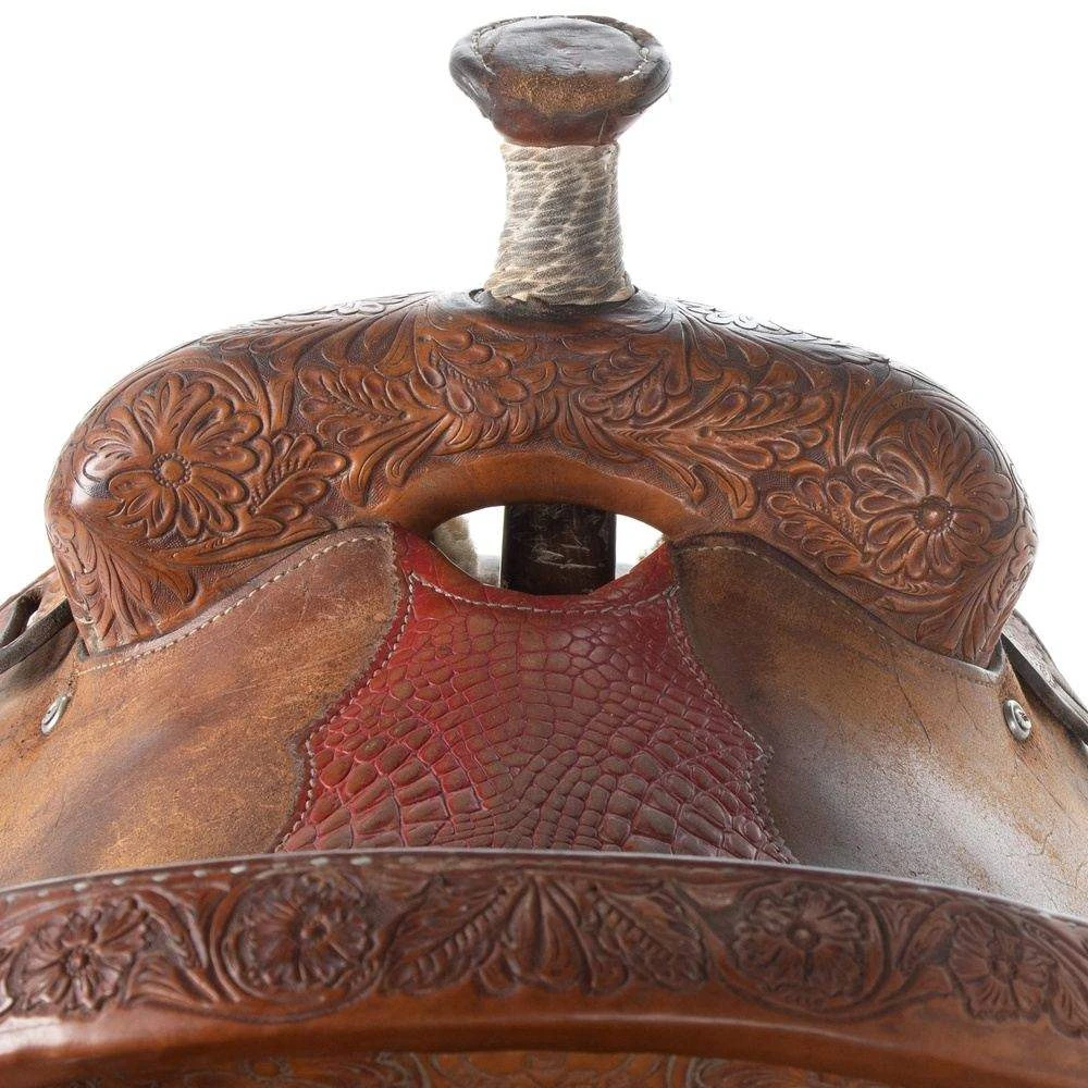 NRS Used 14.5in Flying J Saddlery Calf Roper 5 NRS Used 14.5in Flying J Saddlery Calf Roper - Image 3