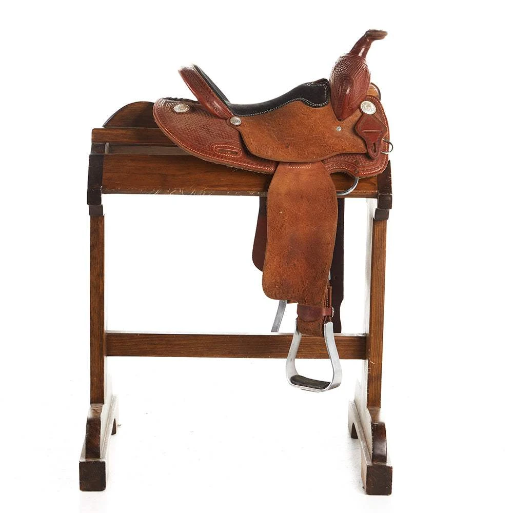 NRS Used 13in Youth Barrel Saddle 4 NRS Used 13in Youth Barrel Saddle - Image 2