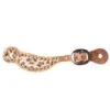 NRS Youth Cheetah Spur Straps With Dots - 6-1/2in -Saddlery Shop 100957 default l