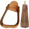 NRS Rawhide Covered 3in. Angled Roper Stirrup -Saddlery Shop 1033 default l