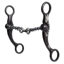 Professionals Choice Twisted Wire Dogbone Black Feather Shank Bit