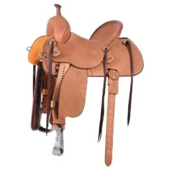 Martin Saddlery Martin Stingray Natural Roughout Pencil Roll Barrel Saddle