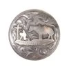 Cowperson Tack Praying Cowboy 1 1/2in. Concho -Saddlery Shop 108567 default l