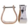 Partrade Trading Corporation 3 Inch Stainless Steel Covered Wooden Stirrups -Saddlery Shop 112325 default l