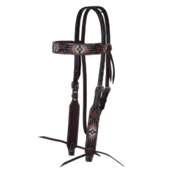 Circle Y Saddlery South West Beaded Browband Headstall