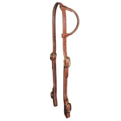 Professionals Choice Single Ear Double Buckle Headstall