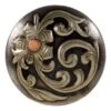 Wildfire Silver 1 1/2in Mesquite Floral Concho 2 Wildfire Silver 1 1/2in Mesquite Floral Concho -Saddlery Shop 115857 default l