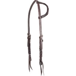 Martin Saddlery Single Ear Latigo W/Blood Knot Headstall