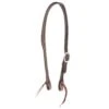 Cowboy Tack 3/4in Coffee Split Ear Headstall With Cowboy Knots -Saddlery Shop 120294 default l