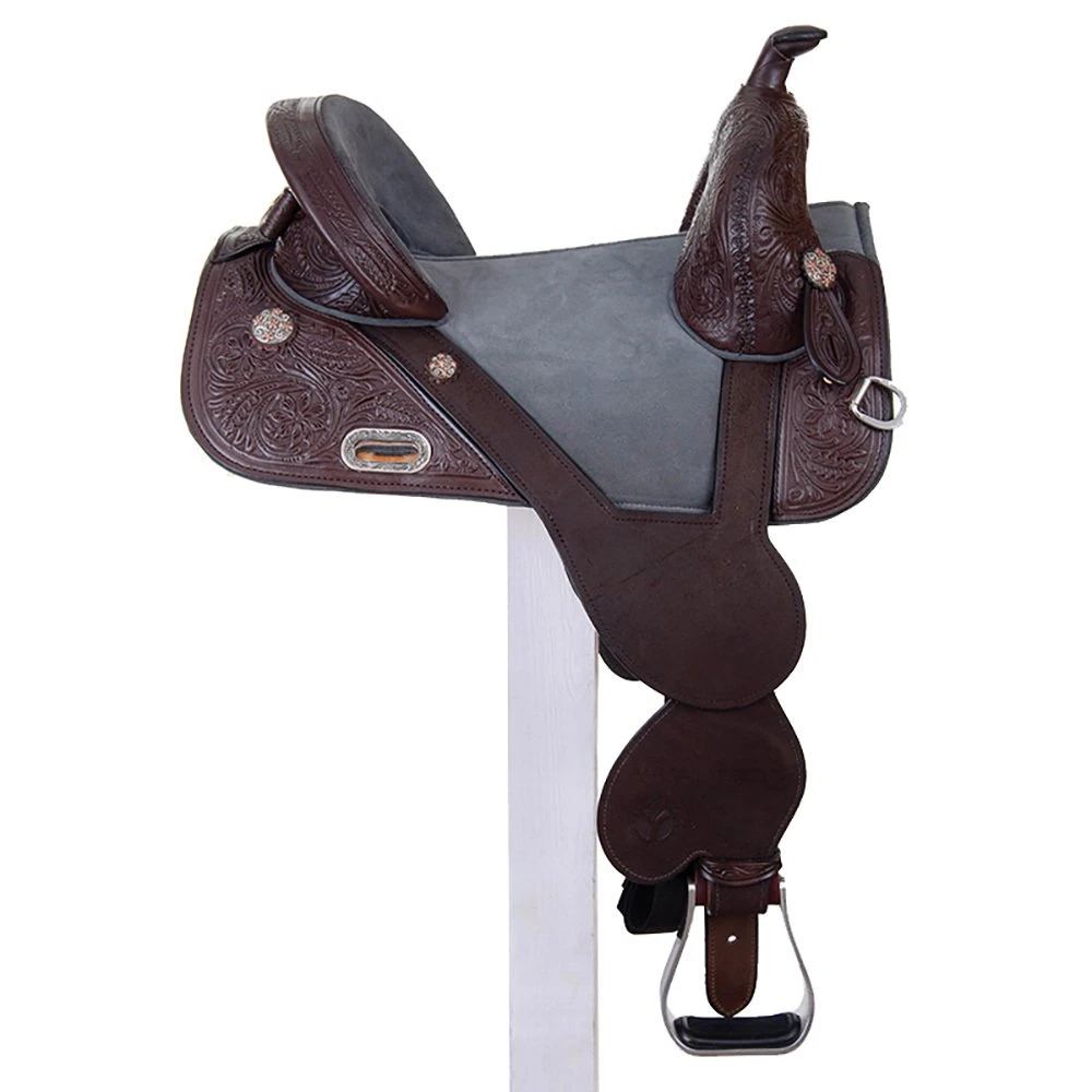 Circle Y Saddlery 14.5in. Tammy Fischer Treeless Barrel Racer 3 Circle Y Saddlery 14.5in. Tammy Fischer Treeless Barrel Racer