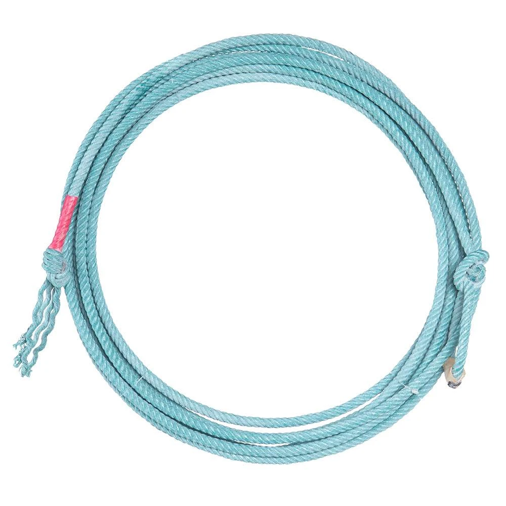 Dub Grant Rope Co Turquoise 4-Strand Poly Calf Rope 3 Dub Grant Rope Co Turquoise 4-Strand Poly Calf Rope
