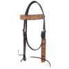 Rafter T Ranch Company Tooled Sunflower Browband Headstall -Saddlery Shop 132959 default l