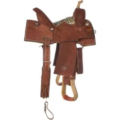 Nrs Competitors NRS Competitor Series Chocolate Youth Roughout Barrel Racing Saddle -Saddlery Shop 1411897Y 21