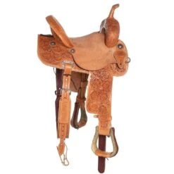 Nrs Competitors NRS Competitor Series 7/8 Breed Prairie Flower Natural Barrel Saddle -Saddlery Shop 1412105 2