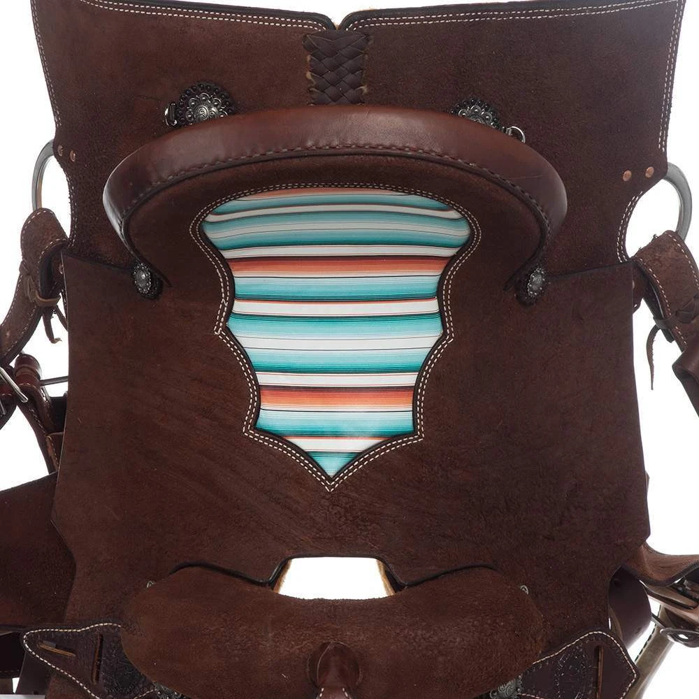 Nrs Competitors Chocolate Roughout Serape Seat Barrel Saddle 7 Nrs Competitors Chocolate Roughout Serape Seat Barrel Saddle - Image 5