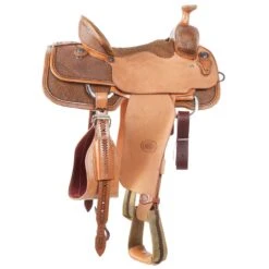 Nrs Competitors NRS 1/2 Breed Baby Basket Antique Team Roping Saddle -Saddlery Shop 1412127 2