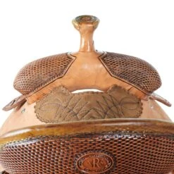 Nrs Competitors NRS 1/2 Breed Baby Basket Antique Team Roping Saddle -Saddlery Shop 1412127 3