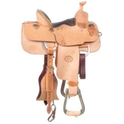 Nrs Competitors Natural Roughout Bullhide Seat Youth Team Roping Saddle -Saddlery Shop 1412136Y 31