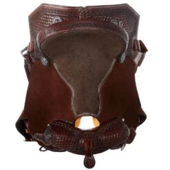 Nrs Competitors Competitor Chocolate 1/2 Breed Diamond Tooled Full Floral Embossed Seat Barrel Racer 11 Nrs Competitors Competitor Chocolate 1/2 Breed Diamond Tooled Full Floral Embossed Seat Barrel Racer -Saddlery Shop 1412174 05